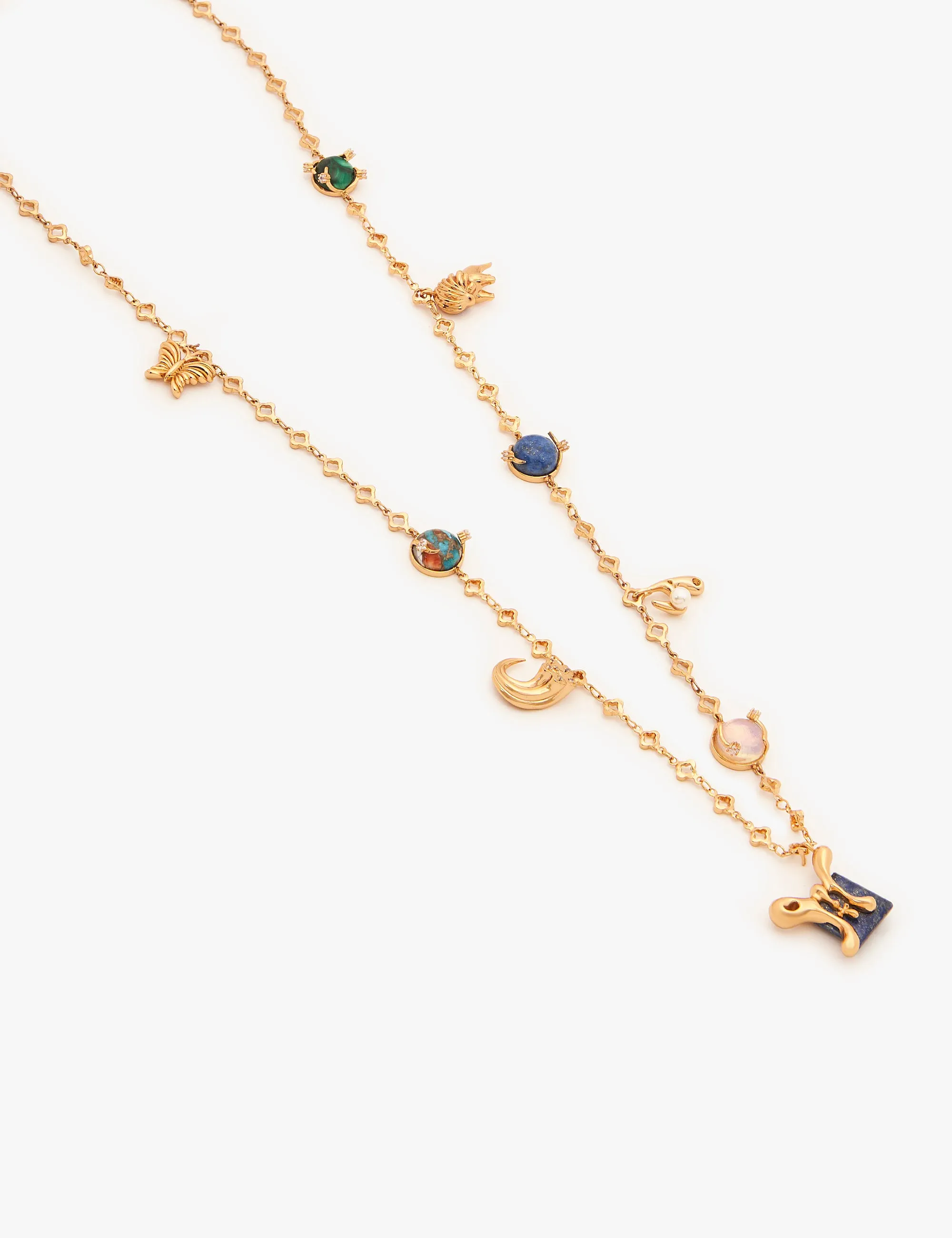 Pisces Vintage Celestial Halo Necklace