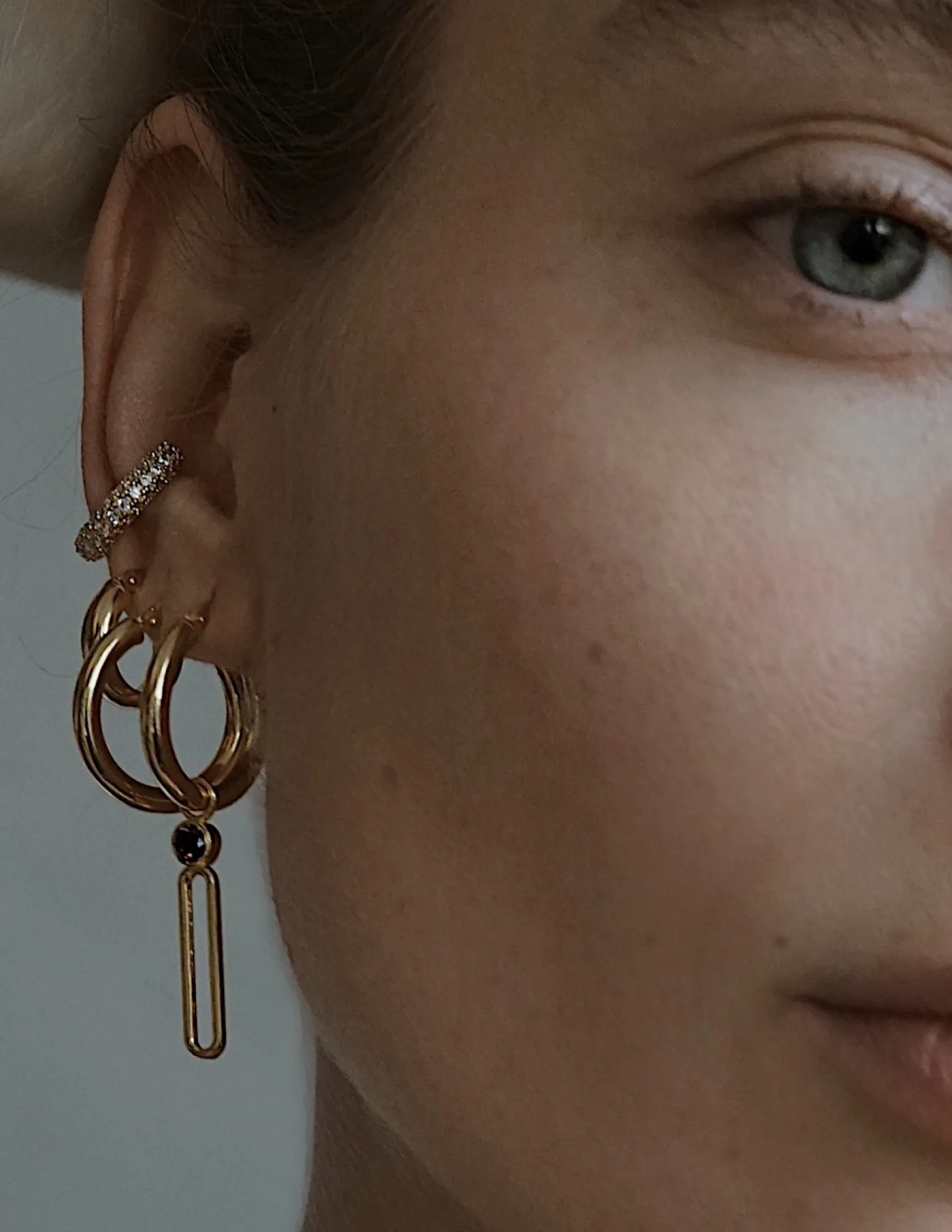 Pitch Earring <br> Gold Vermeil