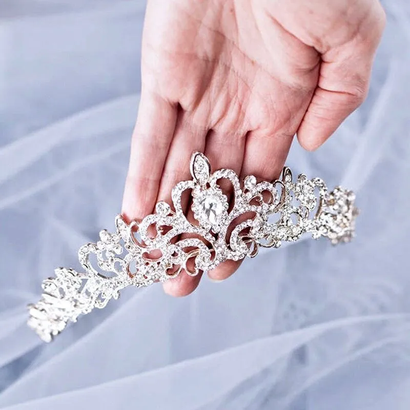 "Karline" - Wedding Crystal Tiara