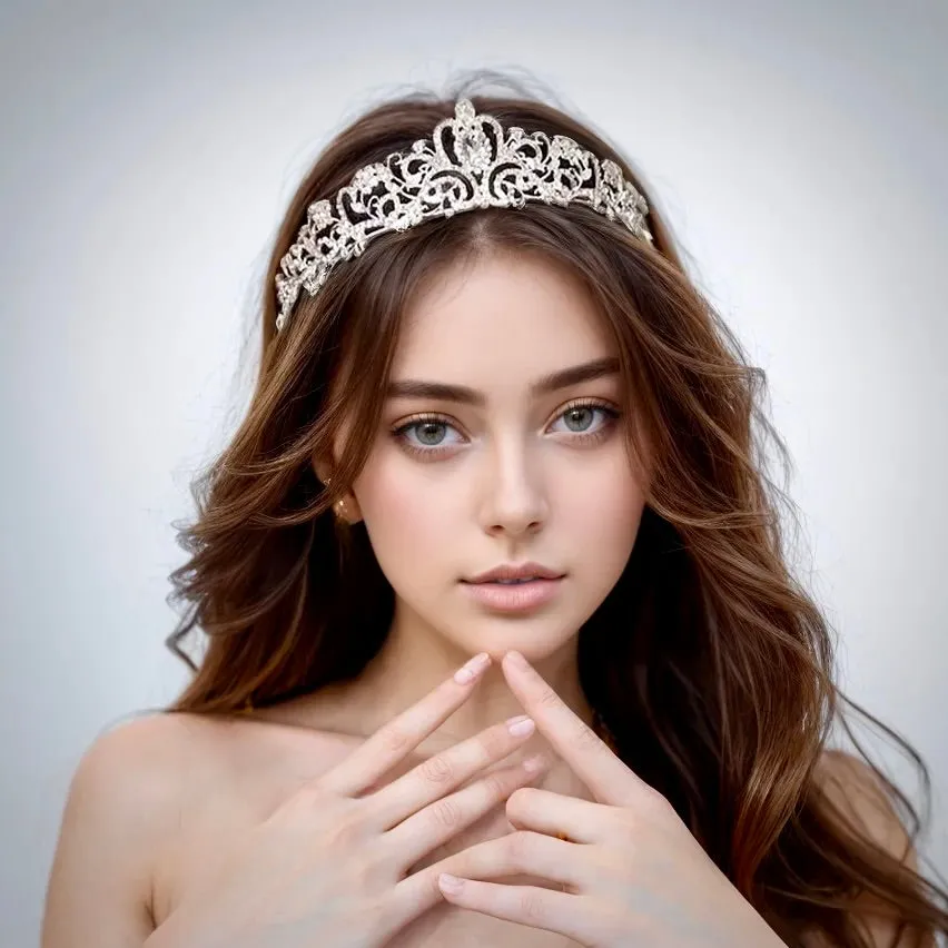 "Karline" - Wedding Crystal Tiara