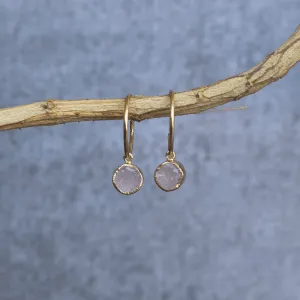 Raw Regency - Rose Quartz Earrings