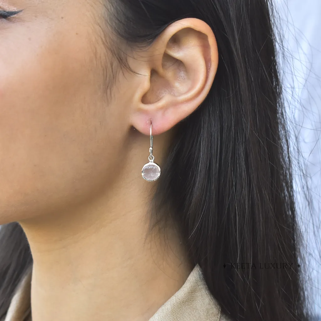Rawnetic - Rose quartz Earrings