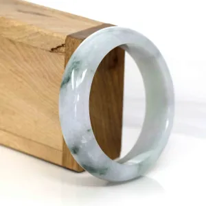 RealJade® Co. Classic Real Jade Jadeite Bangle Bracelet ( 57.5 mm )#562