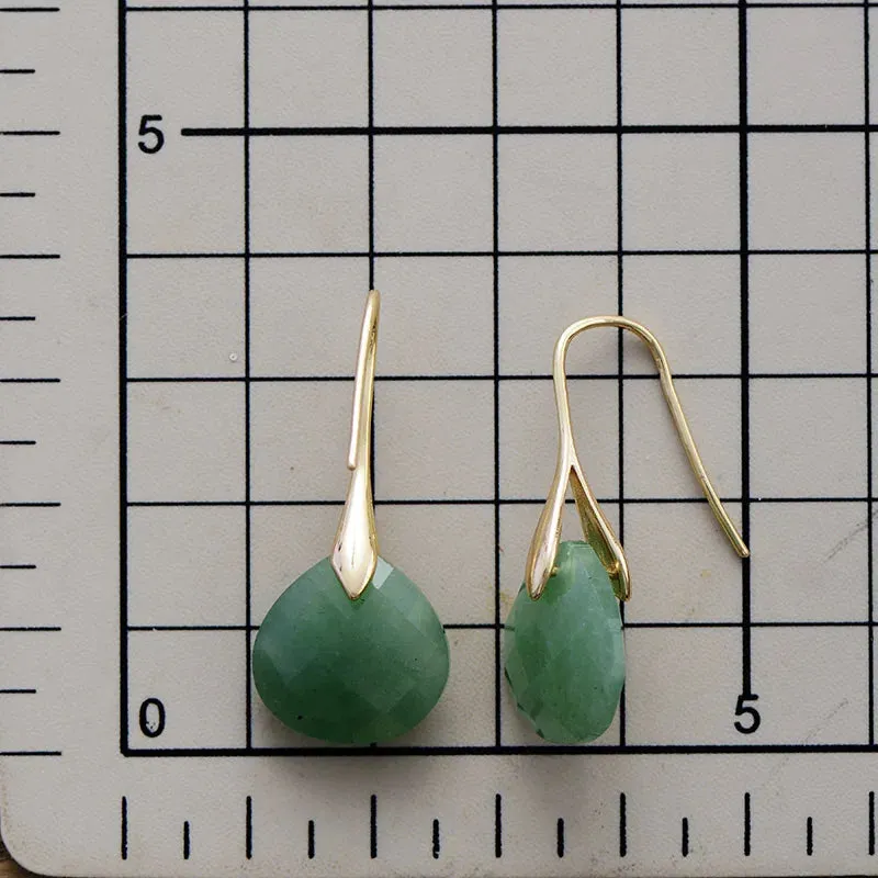'Ritzy' Labradorite Silver Drop Earrings