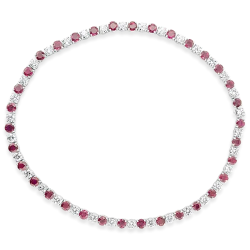Ruby & Diamond Necklace