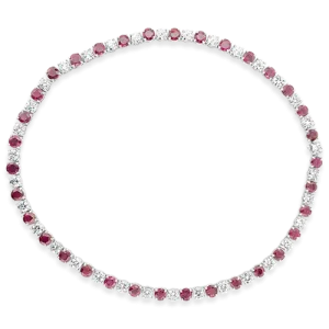 Ruby & Diamond Necklace