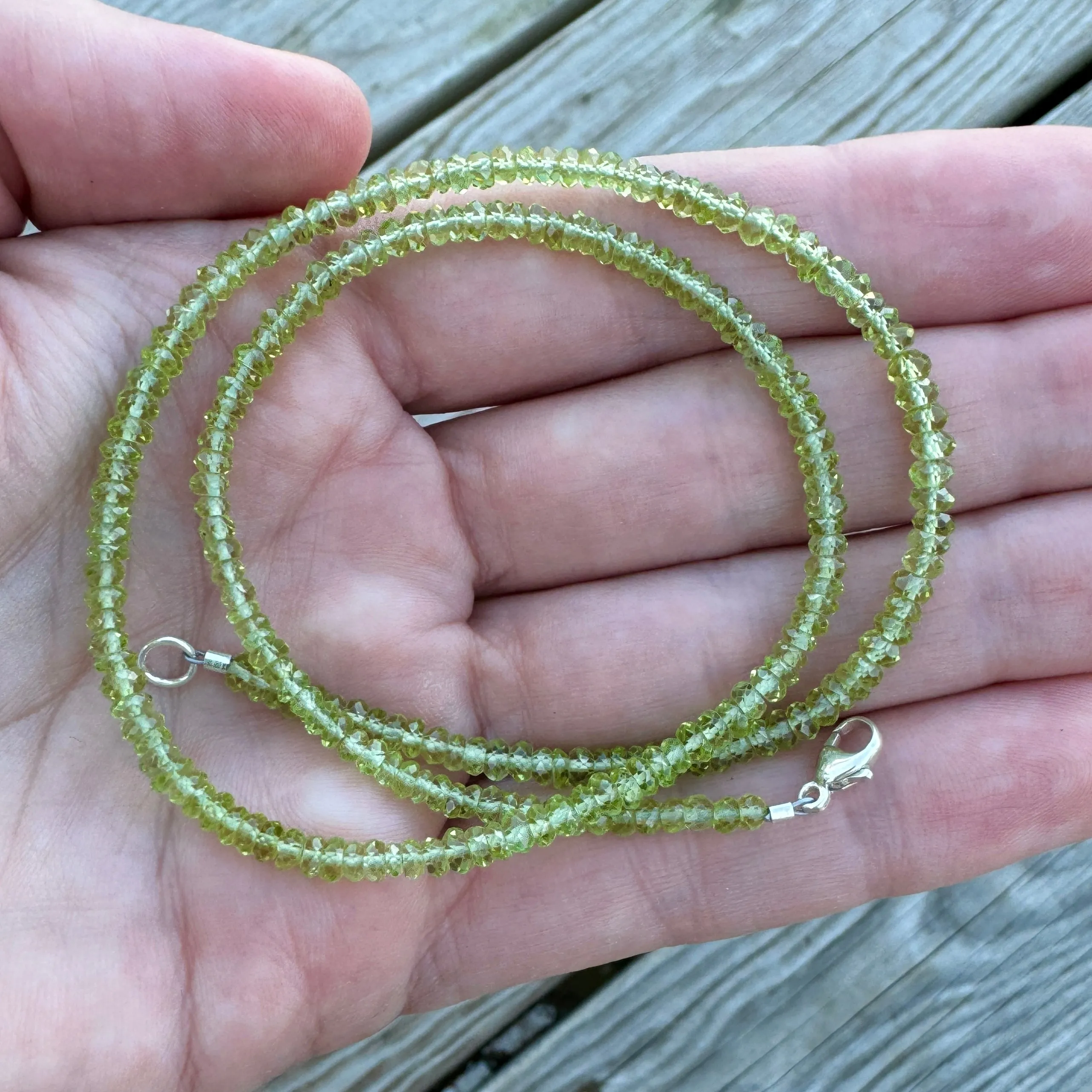 Small Peridot Strand