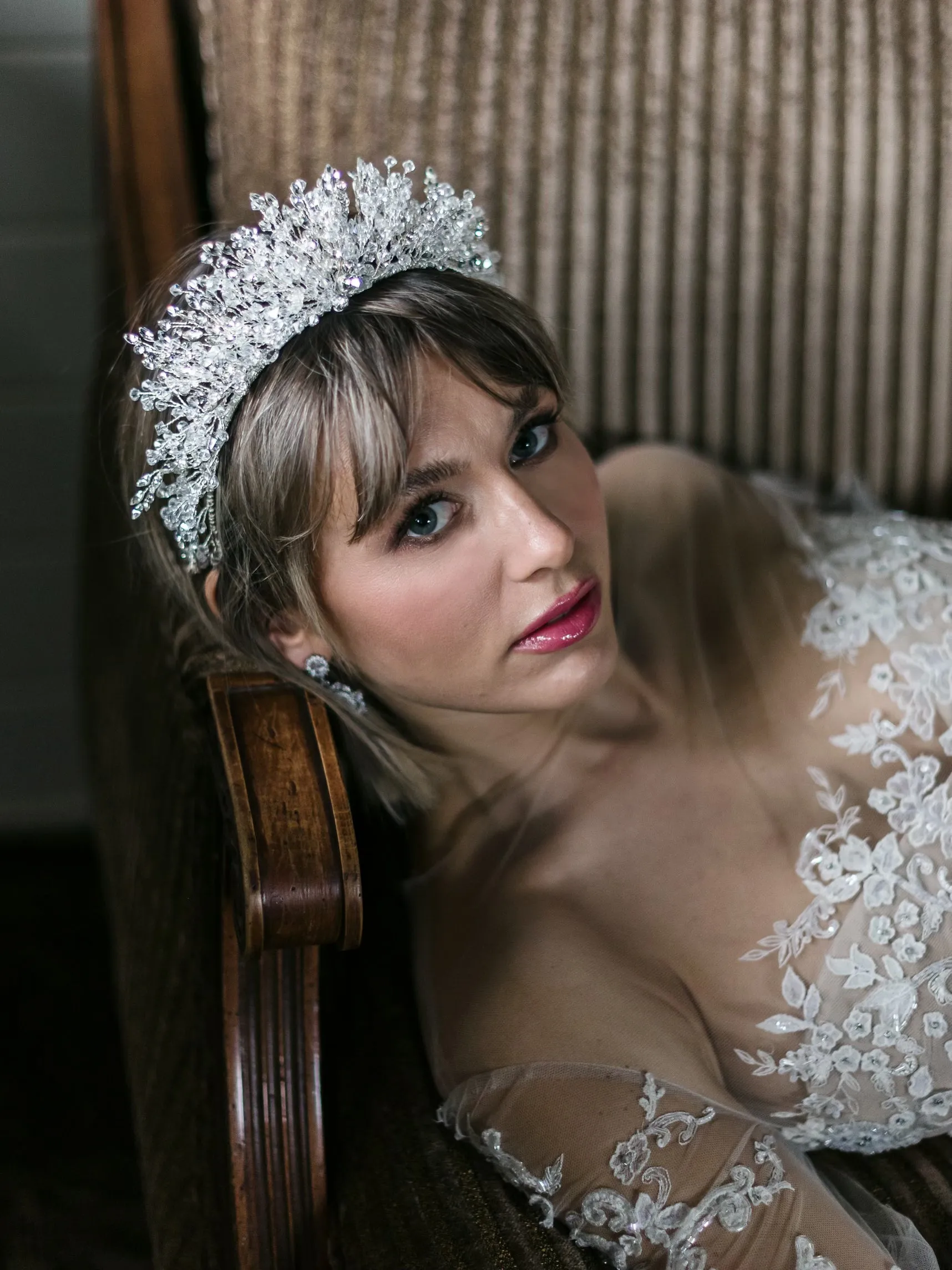 STACIA Austrian Crystal Tiara
