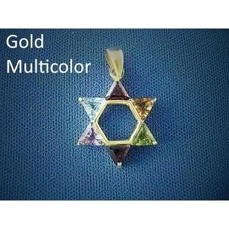 Star Of David Necklace Pendants Zirconia Stones