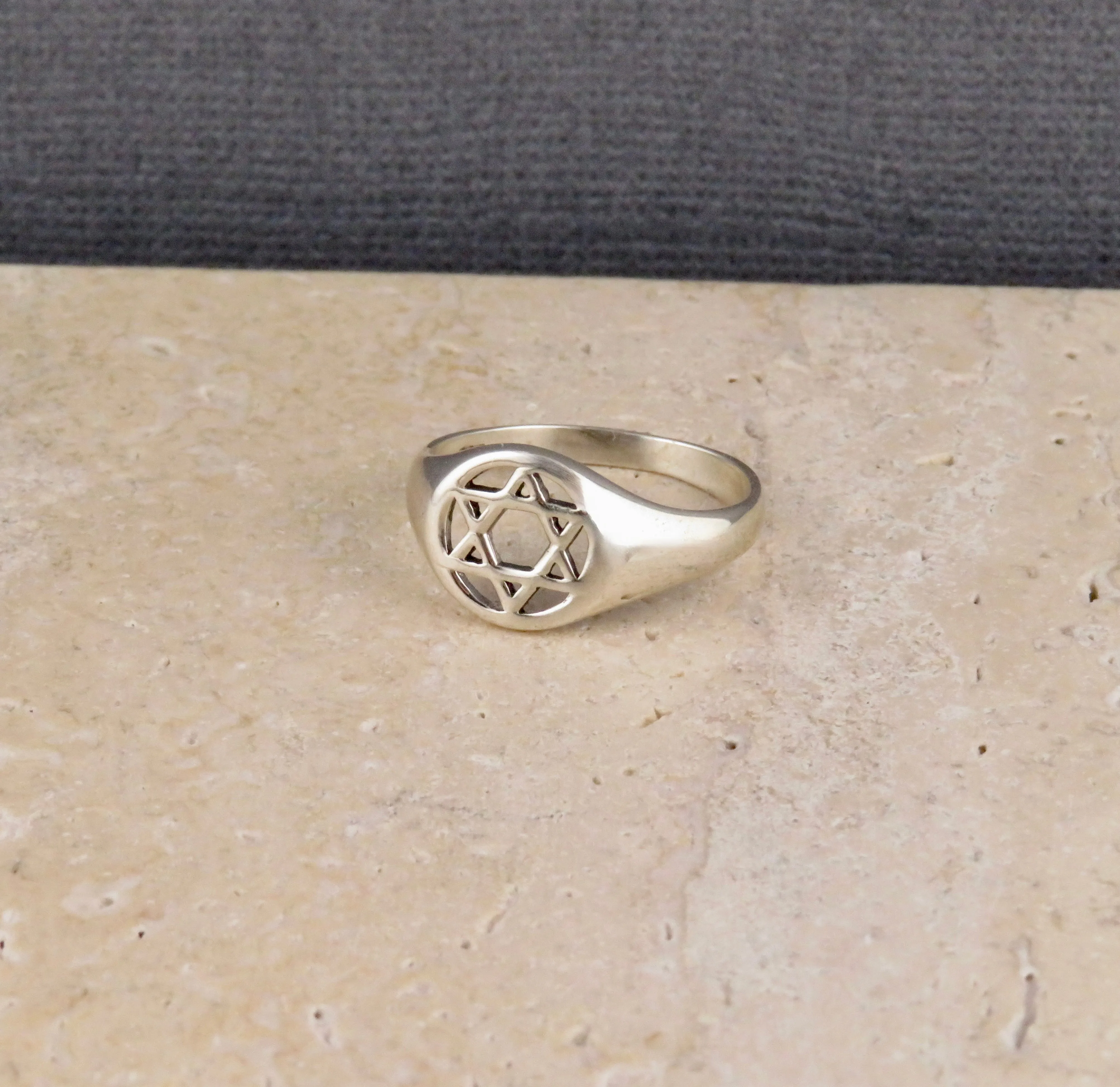Star of David Signet Ring