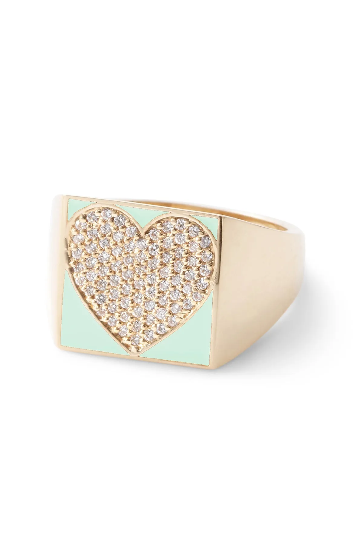 SuperLou Diamond Heart Ring