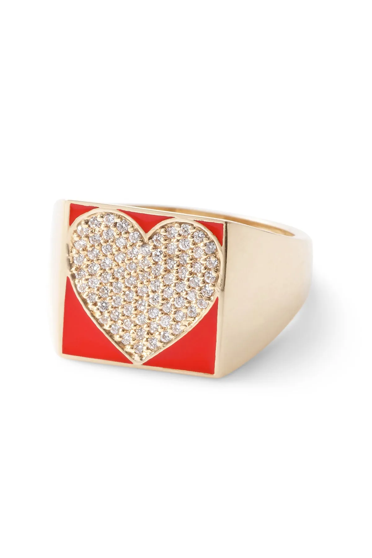 SuperLou Diamond Heart Ring