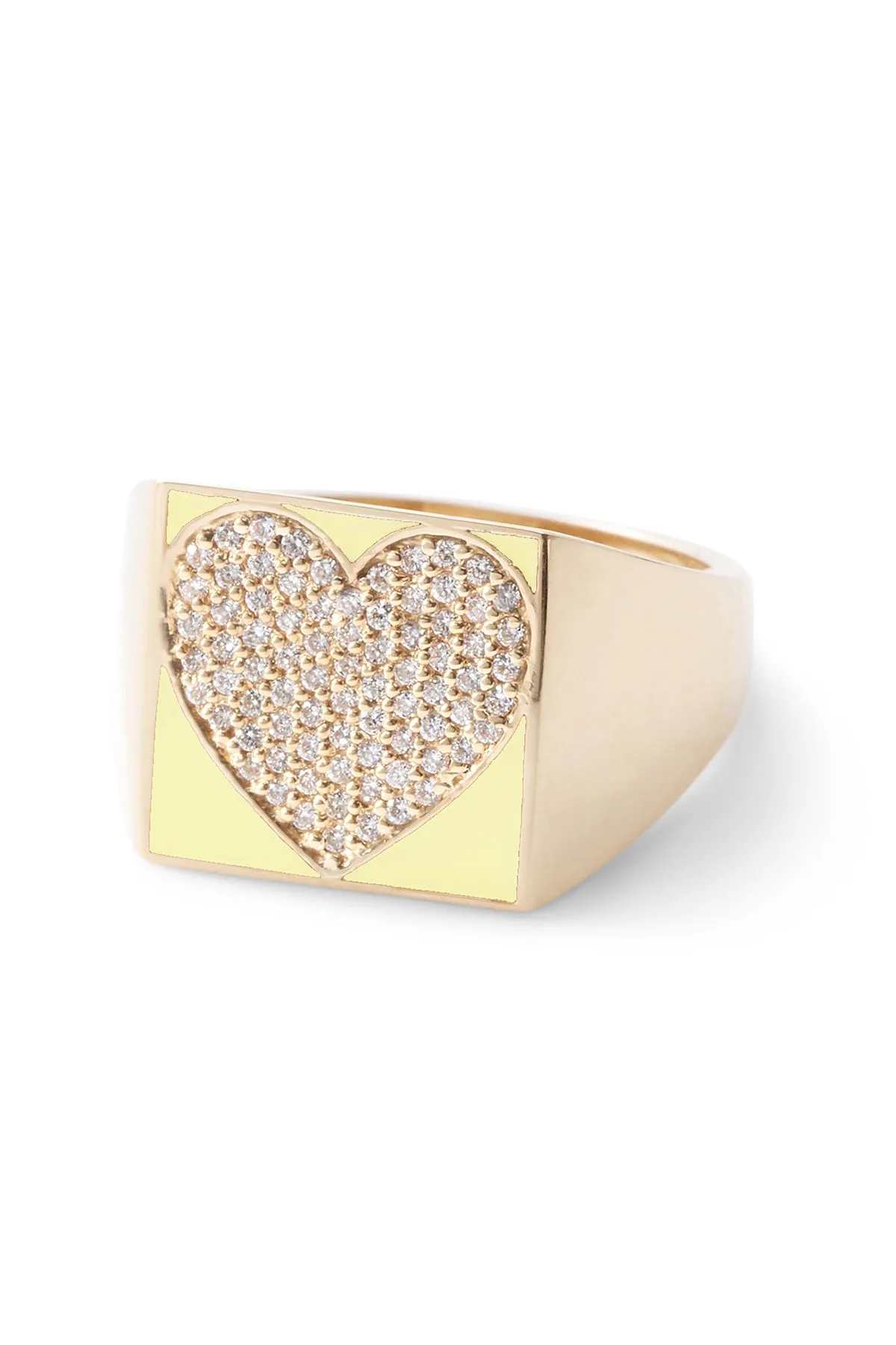 SuperLou Diamond Heart Ring