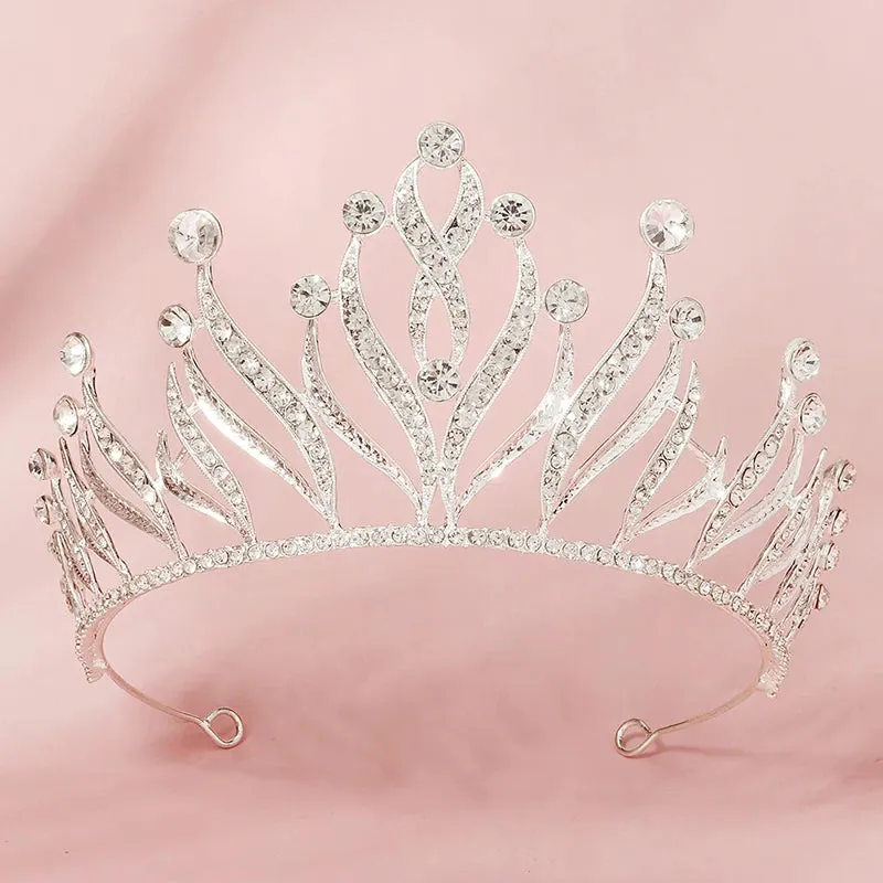 Wedding Crown Crystal Rhinestone Tiara Hair Bridal Accessory
