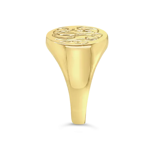 Yellow Gold Signet RIng
