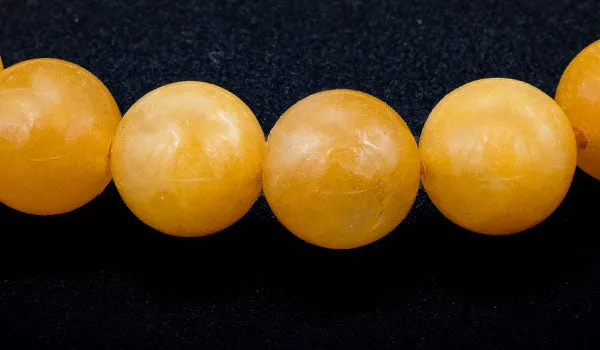 Yellow Jade Natural Gemstone Bracelet